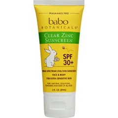 Babo Botanicals - 233410 - Babo Botanicals Sun Care Clear Zinc Sunscreen (SPF 30) Fragrance Free