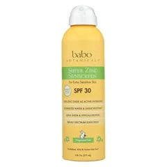 Babo Botanicals - 233412 - Sun Care Sheer Zinc Continuous Spray Sunscreen (SPF 30)  Fragrance Free