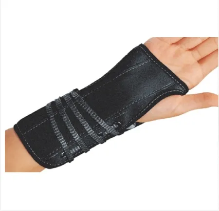 DJO - ProCare - 79-87203 - Wrist Brace ProCare Aluminum / Flannel / Suede Right Hand Black Small