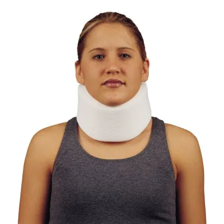 DeRoyal - 1000401 - Cervical Collar Deroyal Low Contoured / Medium Density Adult One Size Fits Most One-piece 4 Inch Height 22 Inch Length