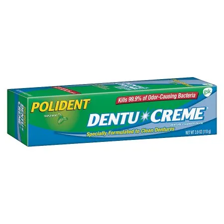 Block Drug - Polident Dentu-Creme - 31015809206 - Denture Cleaner Polident Dentu-Creme Mint Flavor