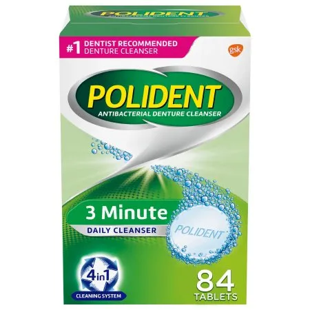 Block Drug - Polident - 31015805306 - Denture Cleaner Polident Mint Flavor