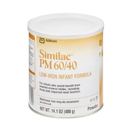 Abbott - 00850 - Similac PM 60 / 40Infant Formula Similac PM 60 / 40 14.1 oz. Can Powder Low Iron Impaired Renal Function