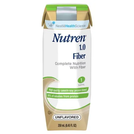 Nestle Healthcare Nutrition - Nutren 1.0 Fiber - 00798716160568 - Nestle  Tube Feeding Formula  Unflavored Liquid 250 mL Carton