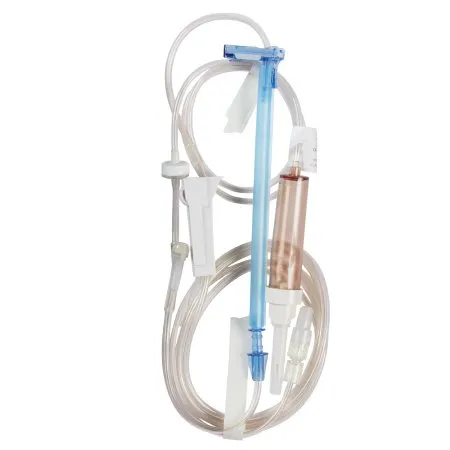 BD Becton Dickinson - Alaris - 2120-0500 -  IV Pump Set  Pump 2 Ports 20 Drops / mL Drip Rate Without Filter 117 Inch Tubing Solution