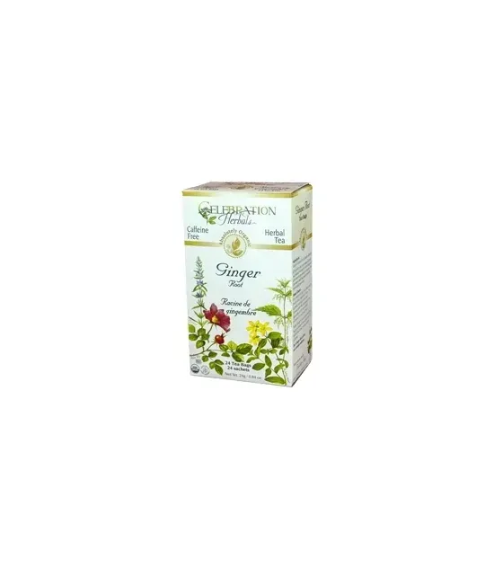Celebration Herbals - From: 275139 To: 275172 - Ginger Root Tea Organic