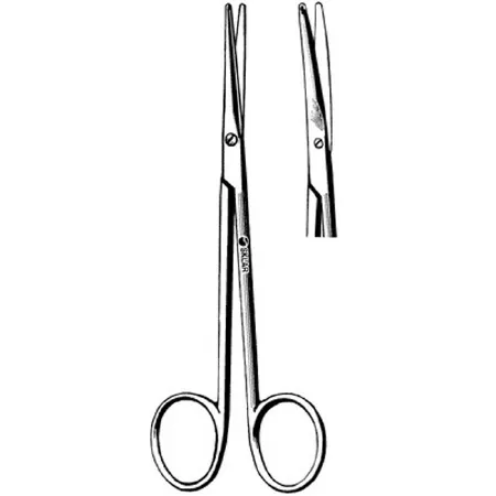 Sklar - 22-1057 - Dissecting Scissors Sklar Metzenbaum-lahey 6 Inch Length Or Grade Stainless Steel Nonsterile Finger Ring Handle Curved Blunt Tip / Blunt Tip