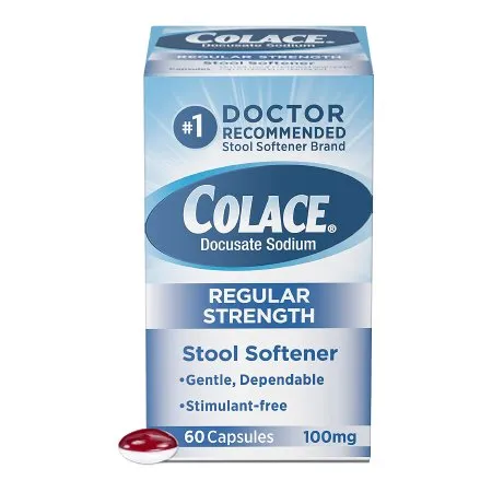 Emerson Healthcare - COL601 - Colace Stool Softener Capsules, 60 ct.