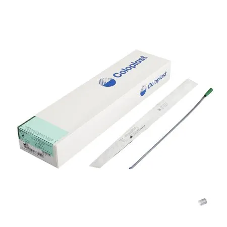 Coloplast - Self-Cath - 614 - Self Cath Urethral Catheter Self Cath Coude Tip Uncoated PVC 14 Fr. 16 Inch