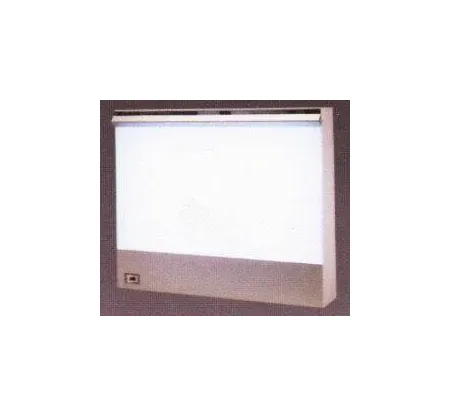 Wolf X-Ray - VuPlus - 28001 - X-ray Illuminator Vuplus 1 Bank 1 Tier 5 Lamp 3426 Candela Wall Mount 4 X 16-3/8 X 19-1/8 Inch White One, 2 X 48-1/2 Cm Film