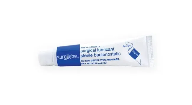 HR Pharmaceuticals - Surgilube - 281020512 -  Lubricating Jelly Carbomer free  2 oz. Tube Sterile