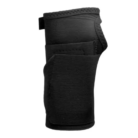 Scott Specialties - 1378 BLA LGR - Wrist Support with Tension Strap Elastic / Plastic Right Hand Black Large