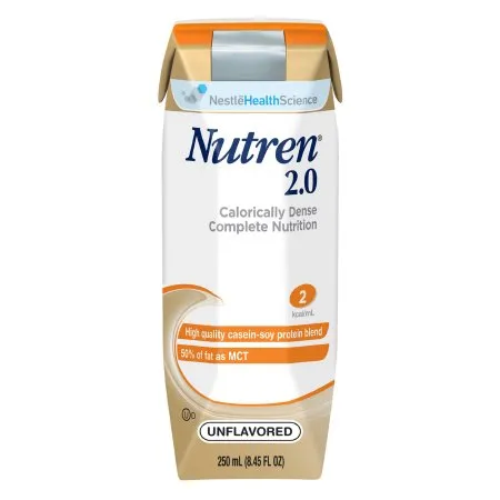 Nestle Healthcare Nutrition - Nutren 2.0 - 00798716162302 - Nestle  Tube Feeding Formula  Unflavored Liquid 250 mL Carton