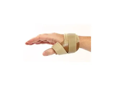 Alimed - Freedom Thumb Stabilizer - 5109/NA/RL - Thumb Support Freedom Thumb Stabilizer Adult Large D-Ring / Hook and Loop Strap Closure Right Hand Beige