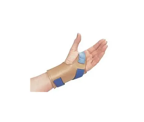 Alimed - Freedom Wrist-Trainer Gauntlet - 5720/NA/LM - Wrist Support Freedom Wrist-Trainer Gauntlet AliSoft Material / Nylon Left Hand Blue / Tan Medium