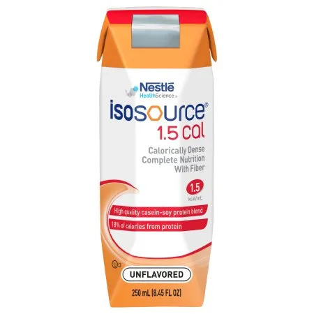 Nestle Healthcare Nutrition - Isosource 1.5 Cal - 10043900181506 - Nestle  Tube Feeding Formula  Unflavored Liquid 250 mL Carton