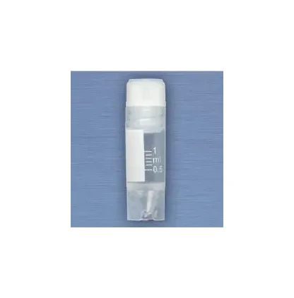 Globe Scientific - From: 3001 To: 3015 - Cryoclear Vials, Sterile, External Threads, Attached Screwcap With Co molded Thermoplastic Elastomer (tpe) Sealing Layer, Round Bottom, Self standing, Printed Graduations, Writing Space And Barcode