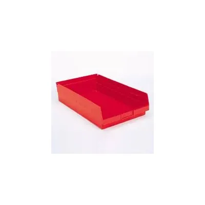 Akro-Mils - 30150RED - Shelf Bin Red Industrial Grade Polymers 4 X 8-3/8 X 11-5/8 Inch