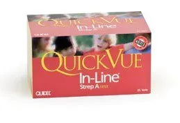 Quidel - Quickvue In-Line - 00345 - Control Swab Quickvue In-Line Strep A Test Positive Level / Negative Level 12 Swabs