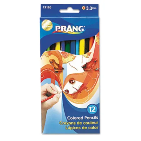 Prang - DIX-22120 - Colored Pencil Sets, 3.3 Mm, 2b, Assorted Lead And Barrel Colors, Dozen