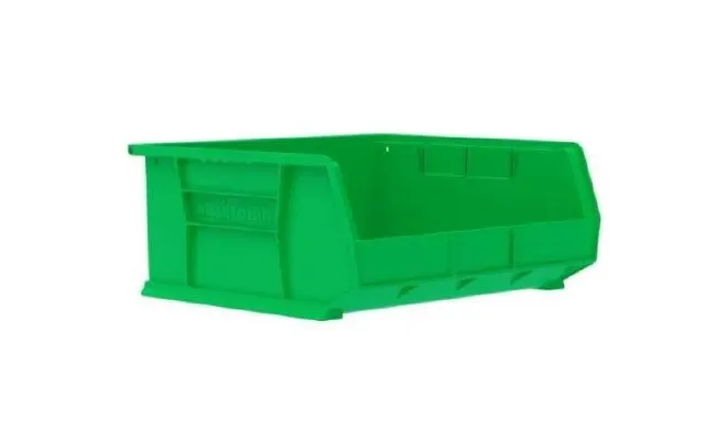 Akro-Mils - Akrobins - 30250GREEN - Storage Bin Akrobins Green Plastic 6-3/4 X 12 X 14 Inch