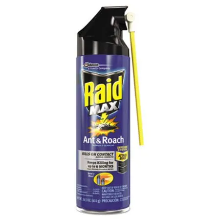 Raid - SJN-655571EA - Ant/roach Killer, 14.5 Oz Aerosol Spray, Unscented
