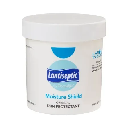 DermaRite  - Lantiseptic Moisture Shield - LS0311 - Industries  Skin Protectant  12 oz. Jar Lanolin Scent Ointment