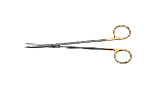 V. Mueller - From: 32-0710 To: 32-0711 - Snowden Pencer Diamond Edges Dissecting Scissors Snowden Pencer Diamond Edges Metzenbaum 5 3/4 Inch Length Surgical Grade Stainless Steel / Tungsten Carbide NonSterile Finger Ring Handle Curved Blunt Tip / Blunt Ti
