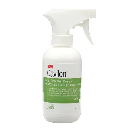 3M - 3380 - Cavilon Rinse Free Cleanser Cavilon Liquid 8 oz. Pump Bottle Floral Scent
