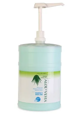 Medline - From: 324604 To: 324611  Aloe VestaShampoo and Body Wash Aloe Vesta 1 gal. Pump Bottle Floral / Aloe Scent