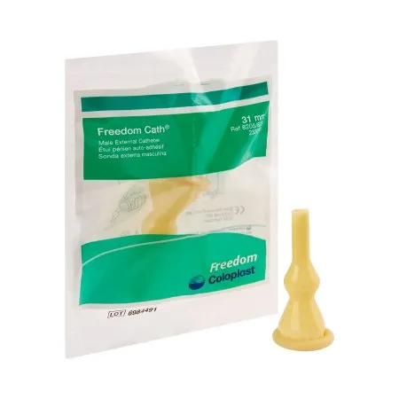 Coloplast - Freedom Cath - 8205 -  Male External Catheter  Self Adhesive Seal Latex Intermediate