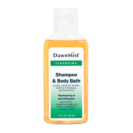 Donovan Industries - DawnMist - MS02 -  Shampoo and Body Wash  2 oz. Flip Top Bottle Apricot Scent