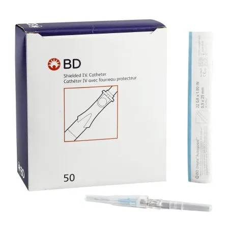 BD Becton Dickinson - Insyte Autoguard - 381423 -  Peripheral IV Catheter  22 Gauge 1 Inch Retracting Safety Needle
