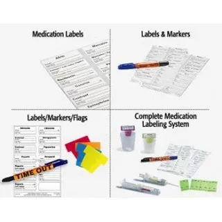 Ansell - 3310-P - CMLS for O-R, Includes -2- Flags -1- 4-in-1 Marker? -2- Sheets of 24 Preprinted Labels Designed for the O-R- -1- Specimen Zone? 4 ct- Sterile