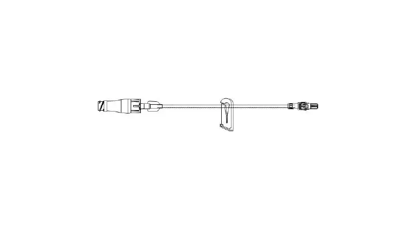 Icu Medical - B3312 - IV Extension Set Small Bore 12 Inch Tubing