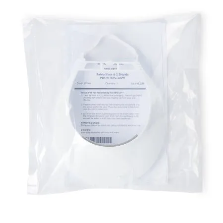 Molded Products - MPC-300-W - Face Shield Kit One Size Fits Most Full Length Anti-fog Reusable NonSterile