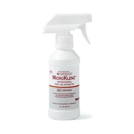 Medline - Others - CRR108008 - Industries  MicroKlenz Antimicrobial and Deodorizing Wound Cleanser 8 oz. Bottle, No rinse, Latex free, with Acemannan Hydrogel