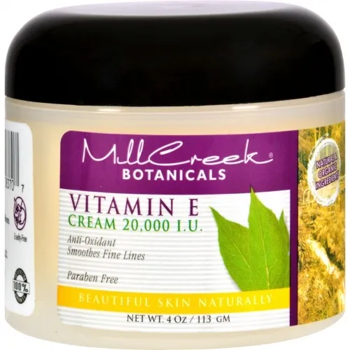 Mill Creek - 352096 - Botanicals Vitamin E Cream - 20000 IU - 4 oz