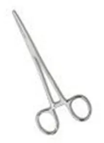 Medical Action - 56322 - Hemostatic Forceps Kelly 5-1/2 Inch Length Floor Grade Stainless Steel Ratchet Lock Finger Ring Handle Curved Serrated Tip