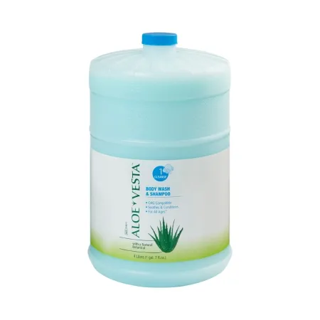 Medline - Aloe Vesta - 324611 - Aloe VestaShampoo and Body Wash Aloe Vesta 1 gal. Pump Bottle Floral / Aloe Scent