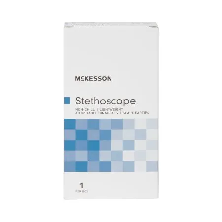 McKesson - 01-660YGM - Classic Stethoscope McKesson Yellow 1-Tube 21 Inch Tube Single Head Chestpiece