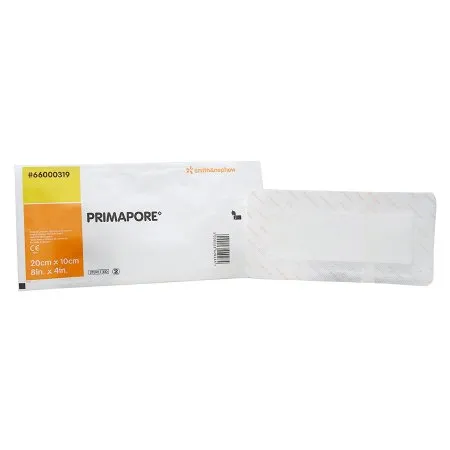 Smith & Nephew - Primapore - 66000319 -  Adhesive Dressing  4 X 8 Inch Rectangle Sterile