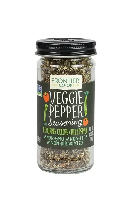 Frontier Bulk - 366 - Frontier Bulk Veggie Pepper Seasoning, 1 lb. package