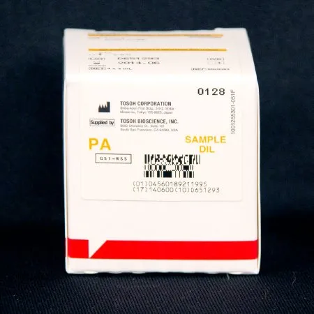 Tosoh Bioscience - AIA-Pack - 020563 - Reagent Diluent AIA-Pack Sample Diluent Prostate-specific Antigen (PsA) For Tosoh Automated Immunoassay Analyzers 4 X 4 mL