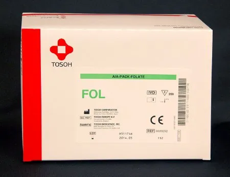 Tosoh Bioscience - AIA-Pack - 020292 - Reagent AIA-Pack Anemia Assay Folate For Tosoh Automated Immunoassay Analyzers 20 Cups X 10 Trays