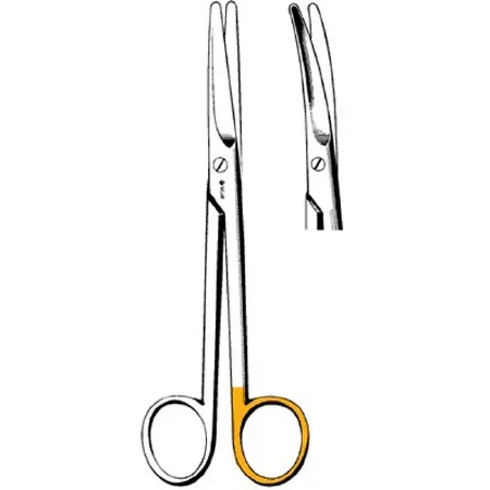 Sklar - 15-3568 - Dissecting Scissors Sklarcut Mayo 9 Inch Length Or Grade Stainless Steel Nonsterile Finger Ring Handle Curved Blunt Tip / Blunt Tip