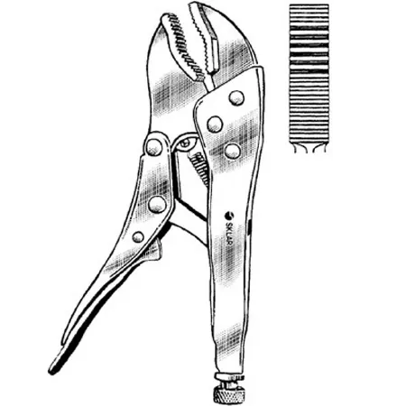 Sklar - 40-1725 - Pin / Wire Puller Sklar Snaplock 7 Inch Stainless Steel Serrated Jaws