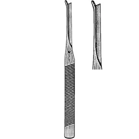 Sklar - 41-1360 - Osteotome Silver Straight, Guarded One Side Stainless Steel Nonsterile 7 Inch Length