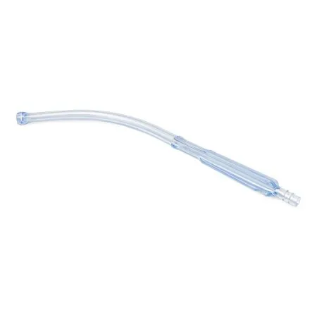 Medline Industries - Tracheostomy Accessories - DYND50130 - Sterile Yankauer Suction Handle with Bulb Tip, Latex-free, Rigid, Slip-resistant, Non-occluding Flow