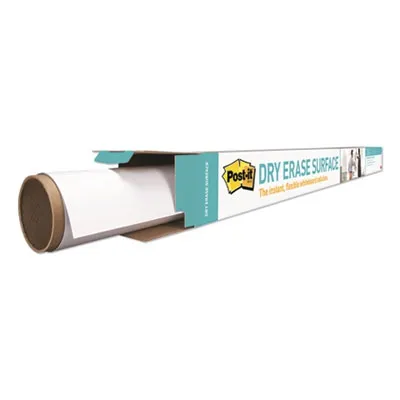 3M Comm - MMMDEF4X3 - Dry Erase Surface With Adhesive Backing, 48" X 36", White